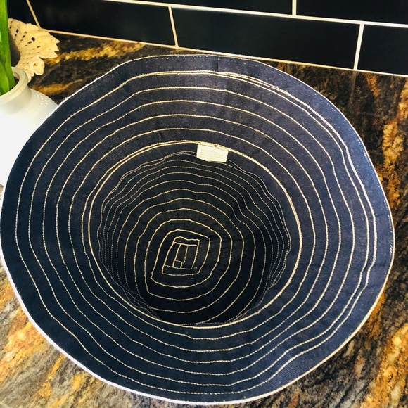 Vintage Blue Ribbon Bucket Hat, Women, Travel, Cruise, NWOT - Picture 7 of 8